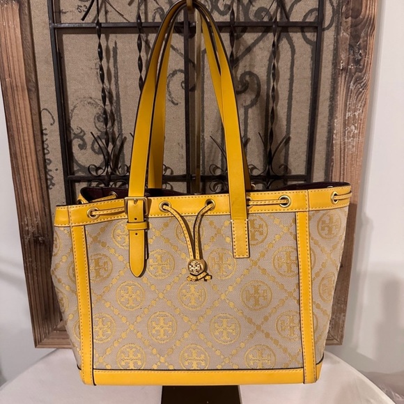 Tory Burch Handbags - Tory Burch T Monogram Tote EUC